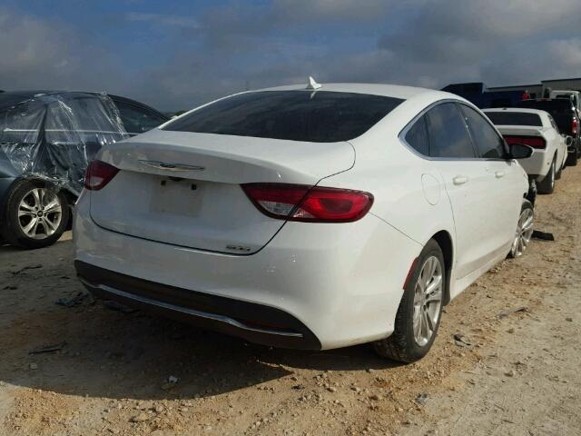 1C3CCCAB0GN115849 - 2016 CHRYSLER 200 LIMITE WHITE photo 4