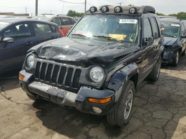 1J4GL38K73W583952 - 2003 JEEP LIBERTY RE BLACK photo 2