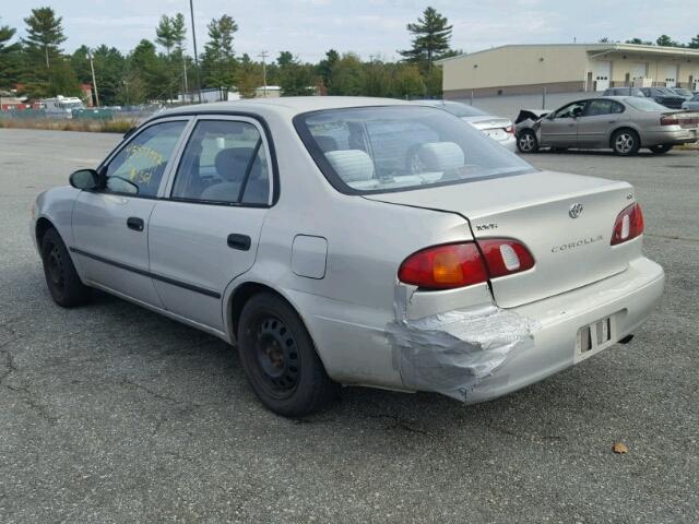 1NXBR12E4YZ324971 - 2000 TOYOTA COROLLA VE SILVER photo 3