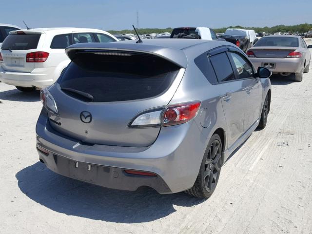 JM1BL1L33D1817863 - 2013 MAZDA SPEED 3 SILVER photo 4