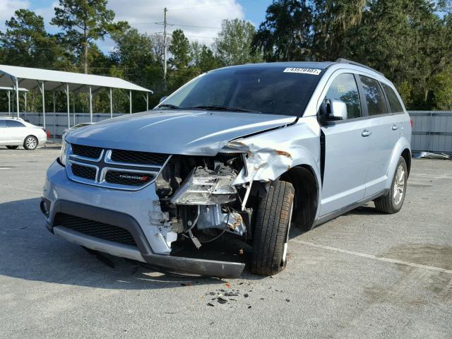 3C4PDCBGXDT677368 - 2013 DODGE JOURNEY SX BLUE photo 2