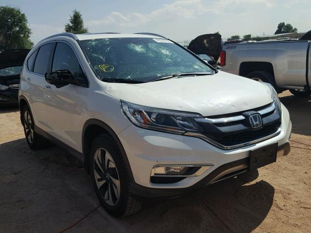 5J6RM4H99FL073505 - 2015 HONDA CR-V TOURI WHITE photo 1