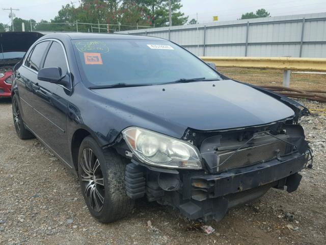 1G1ZC5EB7AF161409 - 2010 CHEVROLET MALIBU 1LT BLACK photo 1