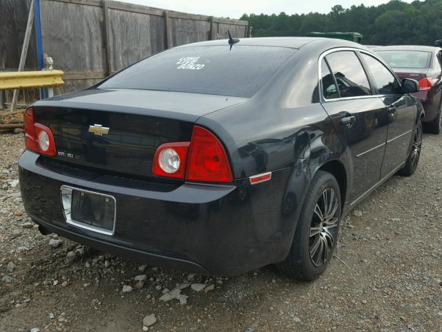 1G1ZC5EB7AF161409 - 2010 CHEVROLET MALIBU 1LT BLACK photo 4
