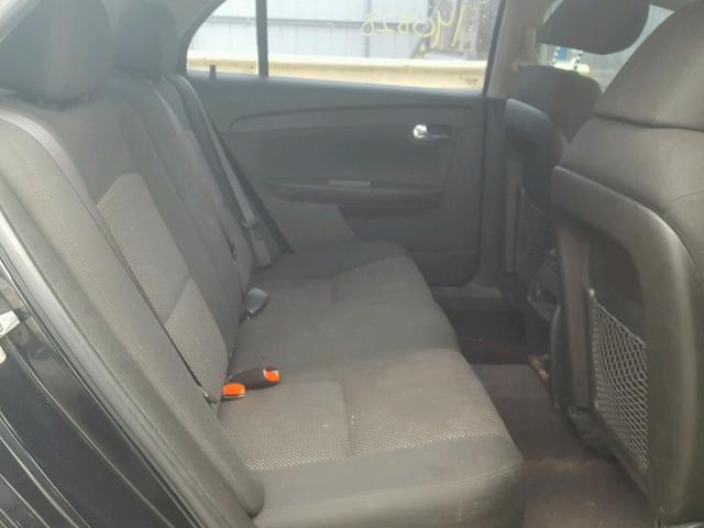 1G1ZC5EB7AF161409 - 2010 CHEVROLET MALIBU 1LT BLACK photo 6