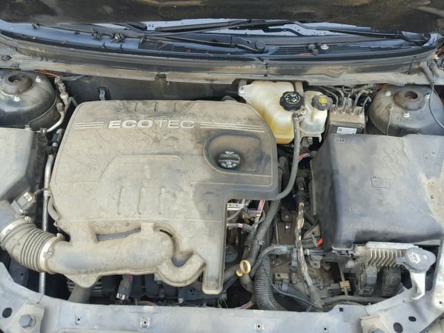 1G1ZC5EB7AF161409 - 2010 CHEVROLET MALIBU 1LT BLACK photo 7