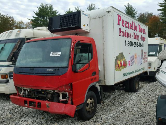 JL6BBG1S36K001997 - 2006 MITSUBISHI FUSO TRUCK OF FE 84D RED photo 2