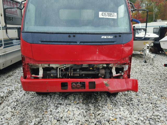 JL6BBG1S36K001997 - 2006 MITSUBISHI FUSO TRUCK OF FE 84D RED photo 9