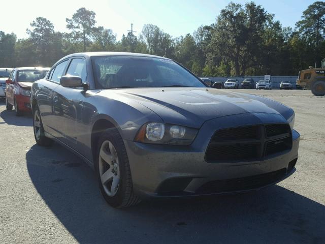 2B3CL1CT2BH600518 - 2011 DODGE CHARGER PO GRAY photo 1