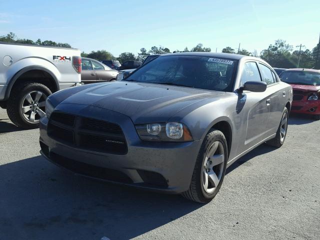2B3CL1CT2BH600518 - 2011 DODGE CHARGER PO GRAY photo 2