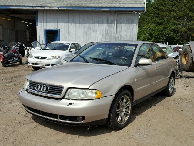 WAUDH28D3YA087568 - 2000 AUDI A4 2.8 QUA BEIGE photo 2