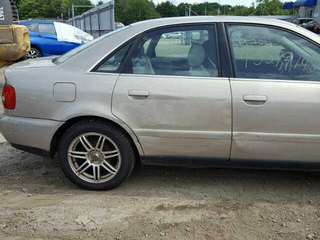 WAUDH28D3YA087568 - 2000 AUDI A4 2.8 QUA BEIGE photo 9