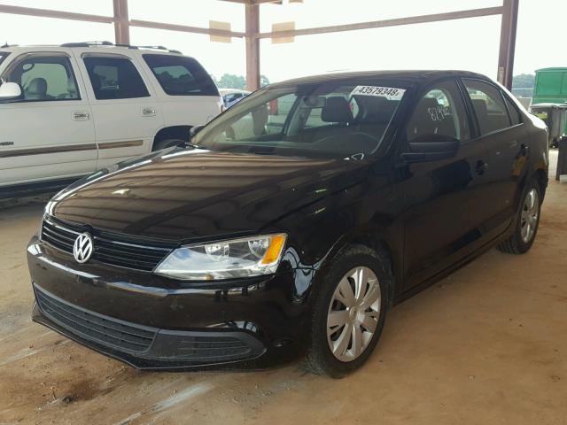 3VW2K7AJ9BM115809 - 2011 VOLKSWAGEN JETTA BASE Սև լուսանկար 2