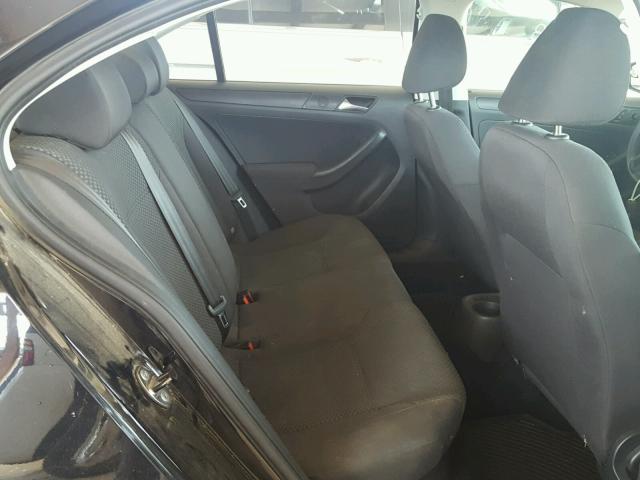 3VW2K7AJ9BM115809 - 2011 VOLKSWAGEN JETTA BASE Սև լուսանկար 6