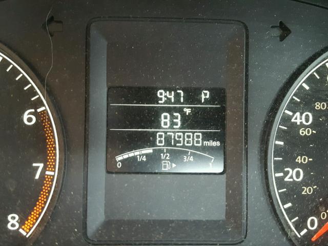 3VW2K7AJ9BM115809 - 2011 VOLKSWAGEN JETTA BASE Սև լուսանկար 8