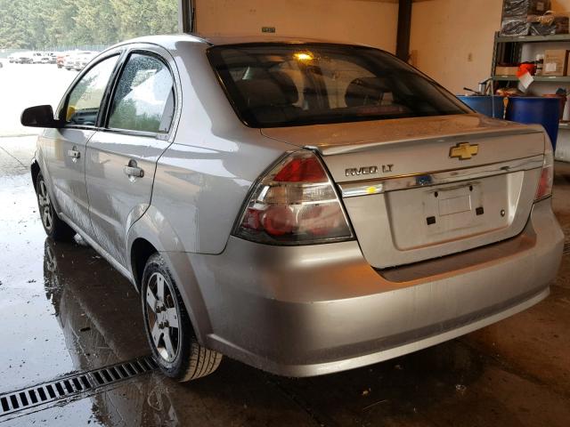 KL1TD5DE7AB051061 - 2010 CHEVROLET AVEO LS GRAY photo 3
