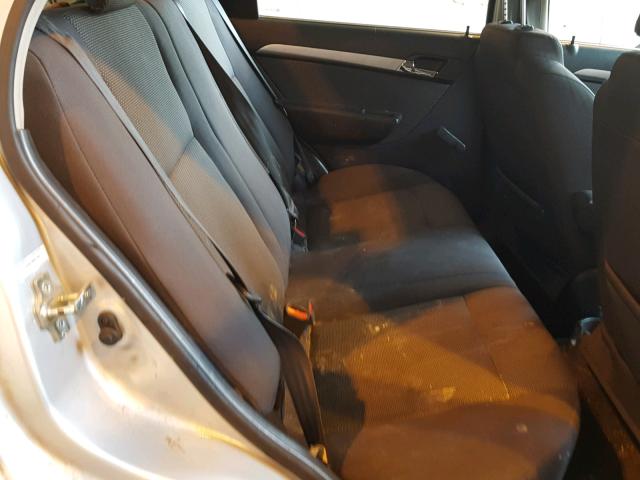 KL1TD5DE7AB051061 - 2010 CHEVROLET AVEO LS GRAY photo 6