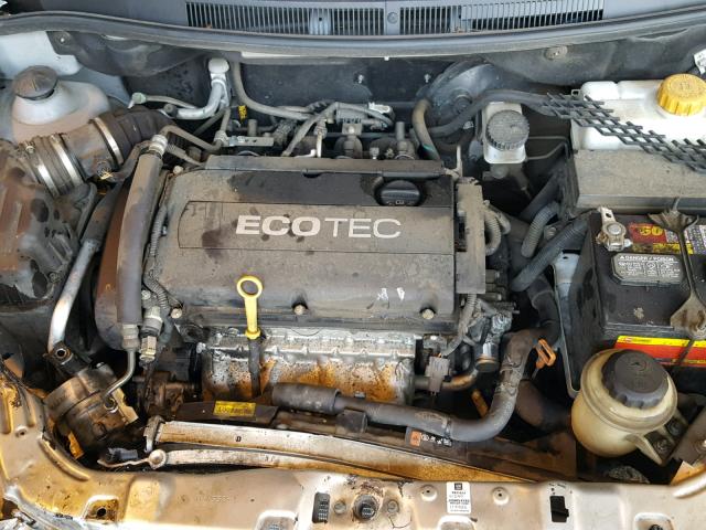 KL1TD5DE7AB051061 - 2010 CHEVROLET AVEO LS GRAY photo 7