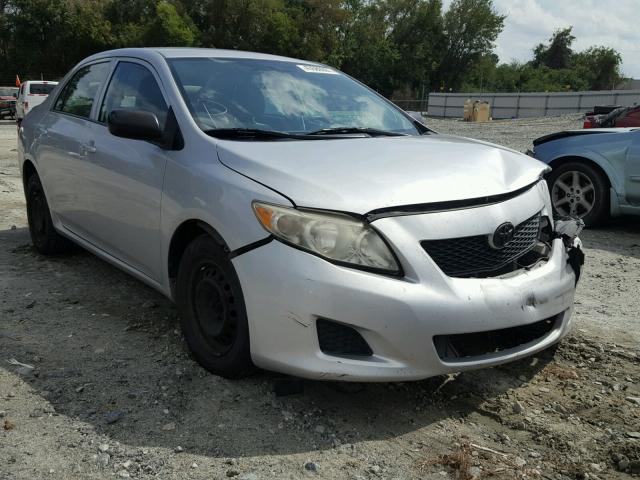 1NXBU40E29Z007758 - 2009 TOYOTA COROLLA SILVER photo 1