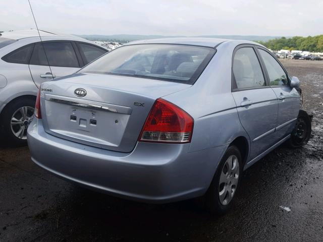 KNAFE121475451451 - 2007 KIA SPECTRA EX BLUE photo 4