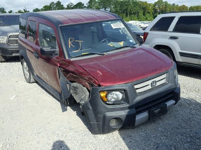 5J6YH18328L000571 - 2008 HONDA ELEMENT LX MAROON photo 1