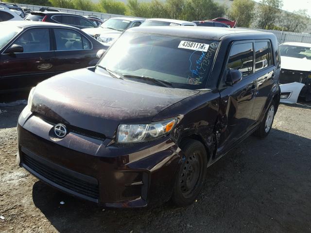 JTLZE4FE8CJ023595 - 2012 TOYOTA SCION XB Tünd qırmızı foto 2