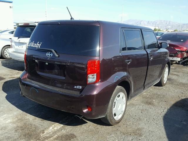 JTLZE4FE8CJ023595 - 2012 TOYOTA SCION XB Tünd qırmızı foto 4