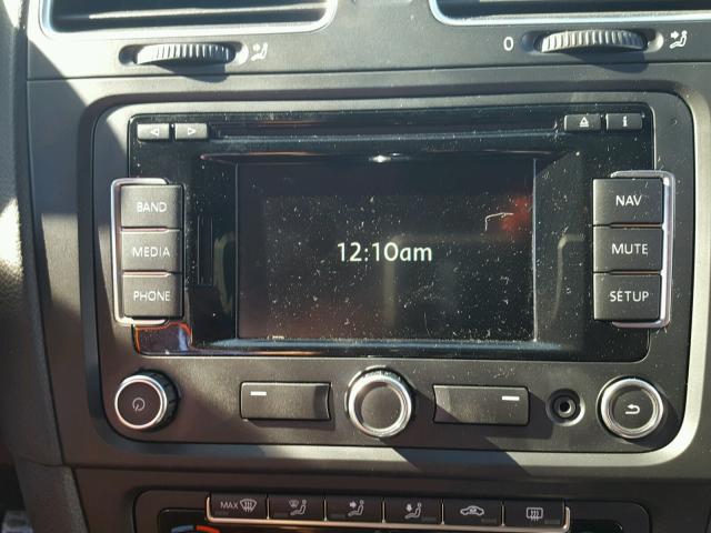 WVWRF7AJ4CW311700 - 2012 VOLKSWAGEN GOLF 黑色 照片 9