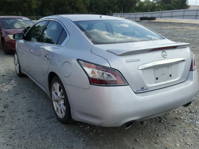 1N4AA5AP6CC804290 - 2012 NISSAN MAXIMA S SILVER photo 3