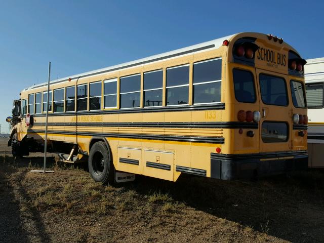 1BAKGCPA07F243541 - 2007 BLUE BIRD SCHOOL BUS YELLOW photo 3