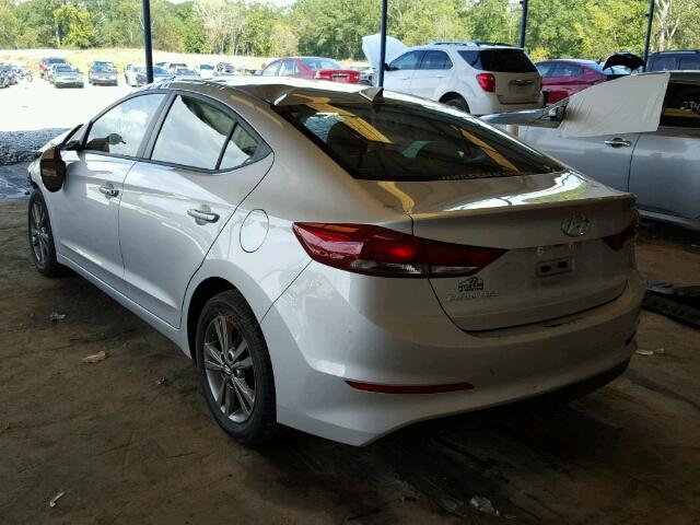 5NPD84LF9HH041419 - 2017 HYUNDAI ELANTRA SE SILVER photo 3