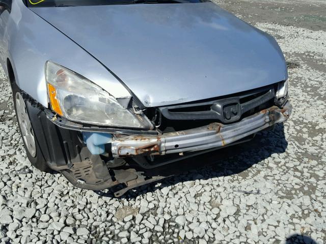 1HGCM56383A044831 - 2003 HONDA ACCORD LX SILVER photo 9