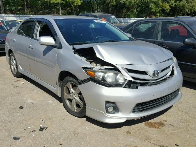 2T1BU4EE8BC561032 - 2011 TOYOTA COROLLA BA SILVER photo 1