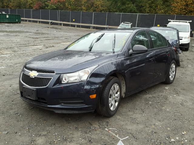 1G1PA5SG4E7425005 - 2014 CHEVROLET CRUZE LS BLUE photo 2