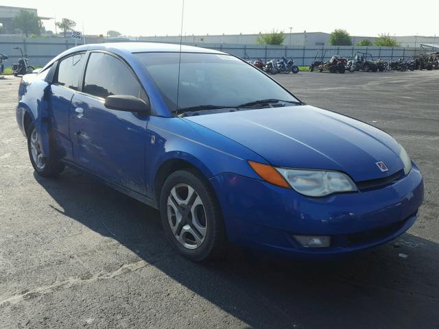 1G8AW12F73Z203942 - 2003 SATURN ION LEVEL BLUE photo 1