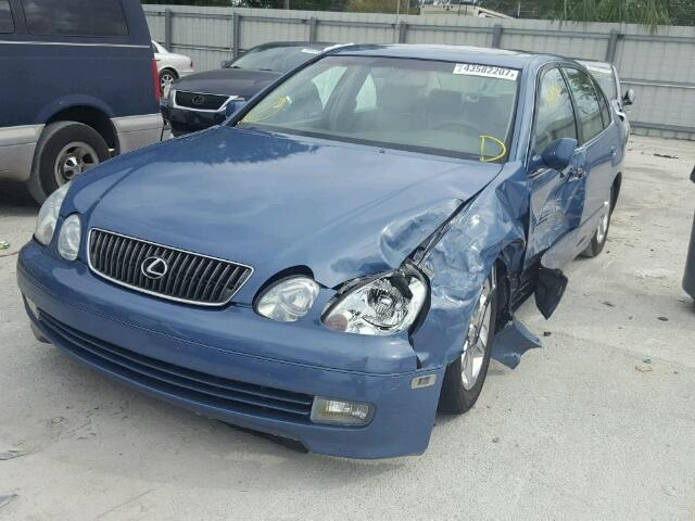 JT8BD69S230180248 - 2003 LEXUS GS Կապույտ լուսանկար 2