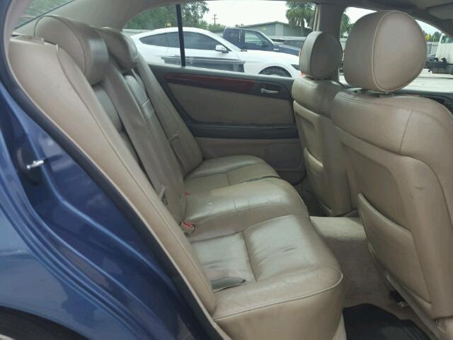 JT8BD69S230180248 - 2003 LEXUS GS Կապույտ լուսանկար 6