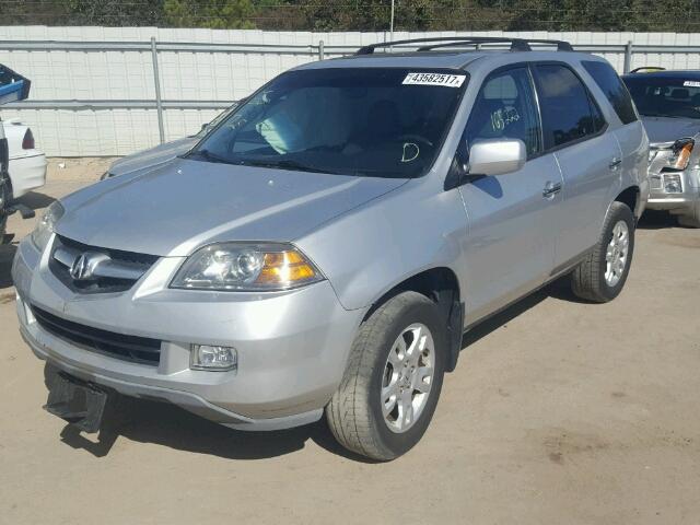 2HNYD18605H550074 - 2005 ACURA MDX SILVER photo 2