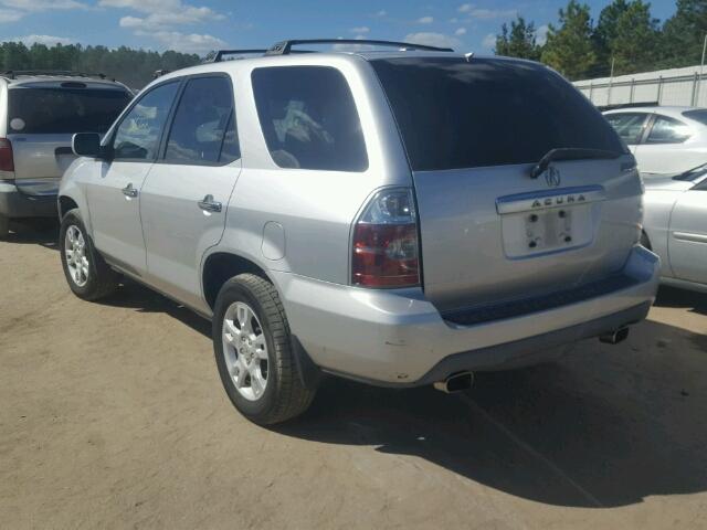 2HNYD18605H550074 - 2005 ACURA MDX SILVER photo 3