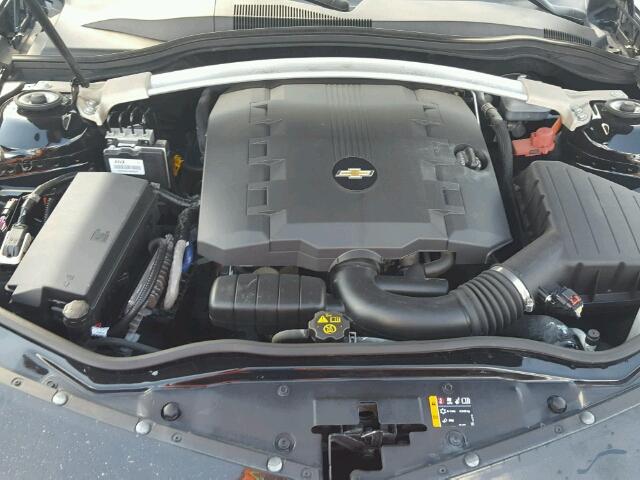 2G1FB3D3XC9202986 - 2012 CHEVROLET CAMARO BLACK photo 7