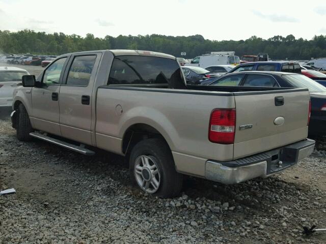 1FTRW12WX7KC69876 - 2007 FORD F150 SUPER TAN photo 3