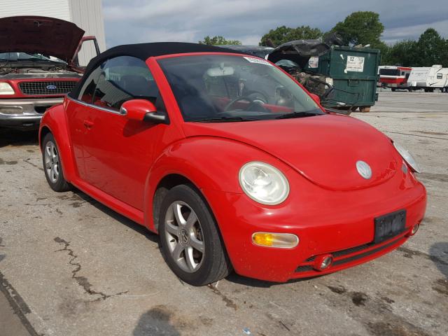 3VWCD31Y04M323049 - 2004 VOLKSWAGEN NEW BEETLE 红色 照片 1