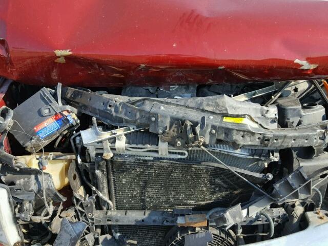 1N6AA07B64N548972 - 2004 NISSAN TITAN XE RED photo 7