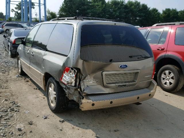 2FMDA58294BB29100 - 2004 FORD FREESTAR L TAN photo 3