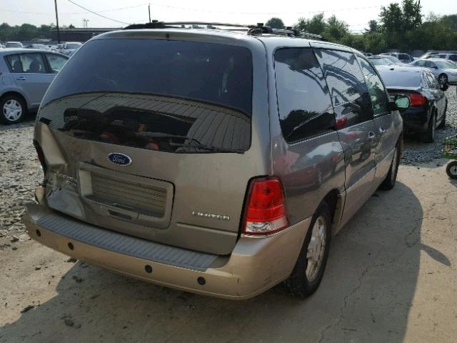 2FMDA58294BB29100 - 2004 FORD FREESTAR L TAN photo 4