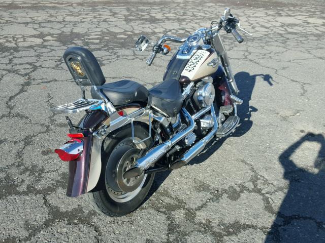 1HD1BML43WY035421 - 1998 HARLEY-DAVIDSON FLSTF TWO TONE photo 4