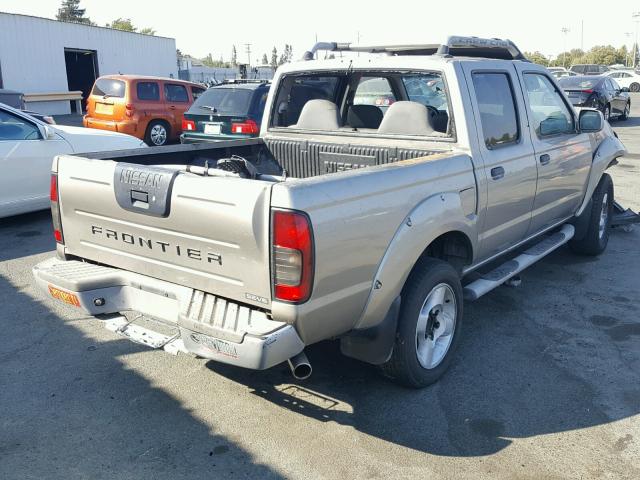 1N6ED27T31C378686 - 2001 NISSAN FRONTIER C SILVER photo 4