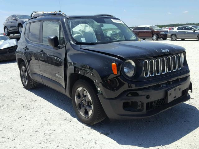 ZACCJAABXHPF74479 - 2017 JEEP RENEGADE S BLACK photo 1