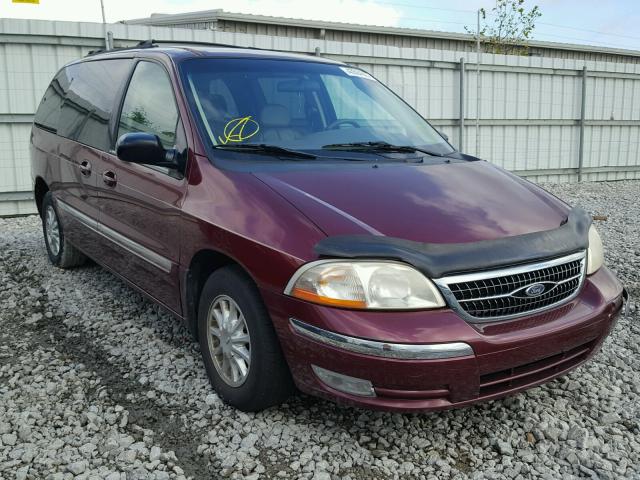 2FMDA5242YBA50190 - 2000 FORD WINDSTAR MAROON photo 1