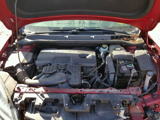 1G4PP5SK5C4196287 - 2012 BUICK VERANO RED photo 7